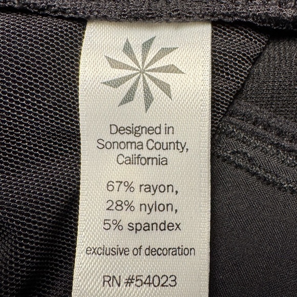 Athleta Black Ponte Moto 2.0 Pant Size 2 - Picture 7 of 7